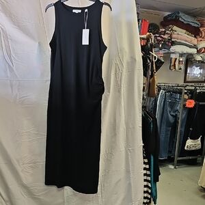 Vince Black Midi Dress
